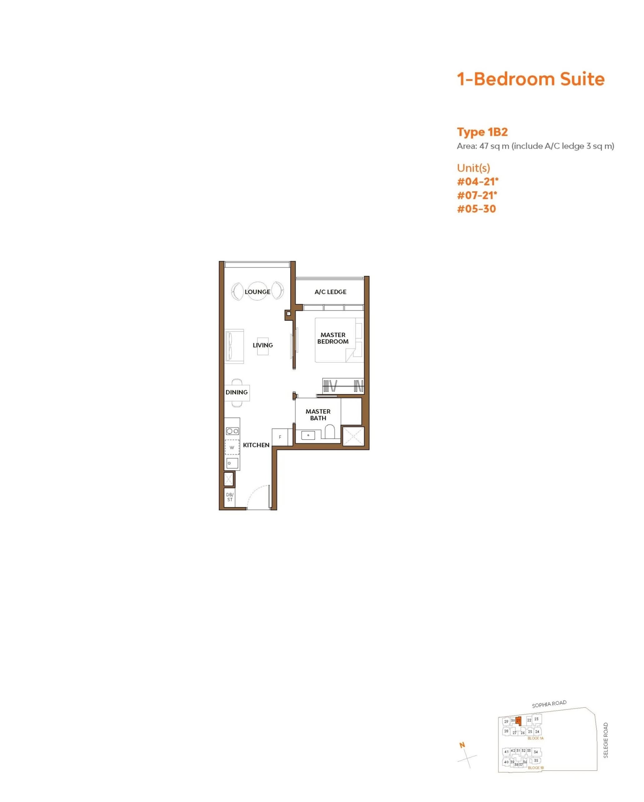 The Collective At One Sophia floorplan